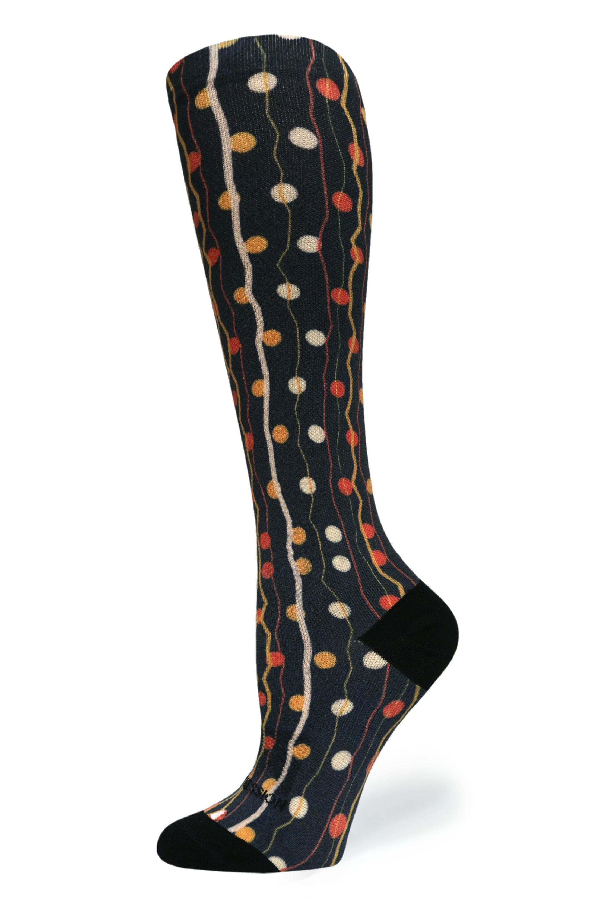 Zigzag Dots Compression Socks - Image 7